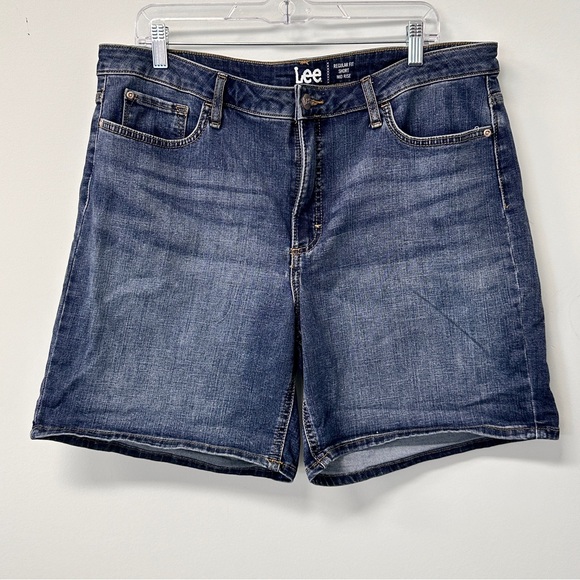 Lee | Shorts | Lee Women Denim Bermuda Shorts Walking Shorts Regular ...